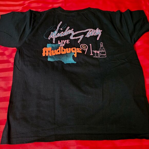 Vtg. Mickey Gilley Live at Mudbugs 1992 T-shirt Size XL - Picture 3 of 4